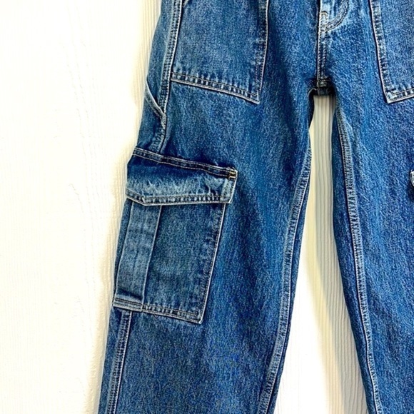 Urban Outfitters - BDG Hi Rise Elastic Waist Skate Jean With Pockets Size 24 - Picture 3 of 9